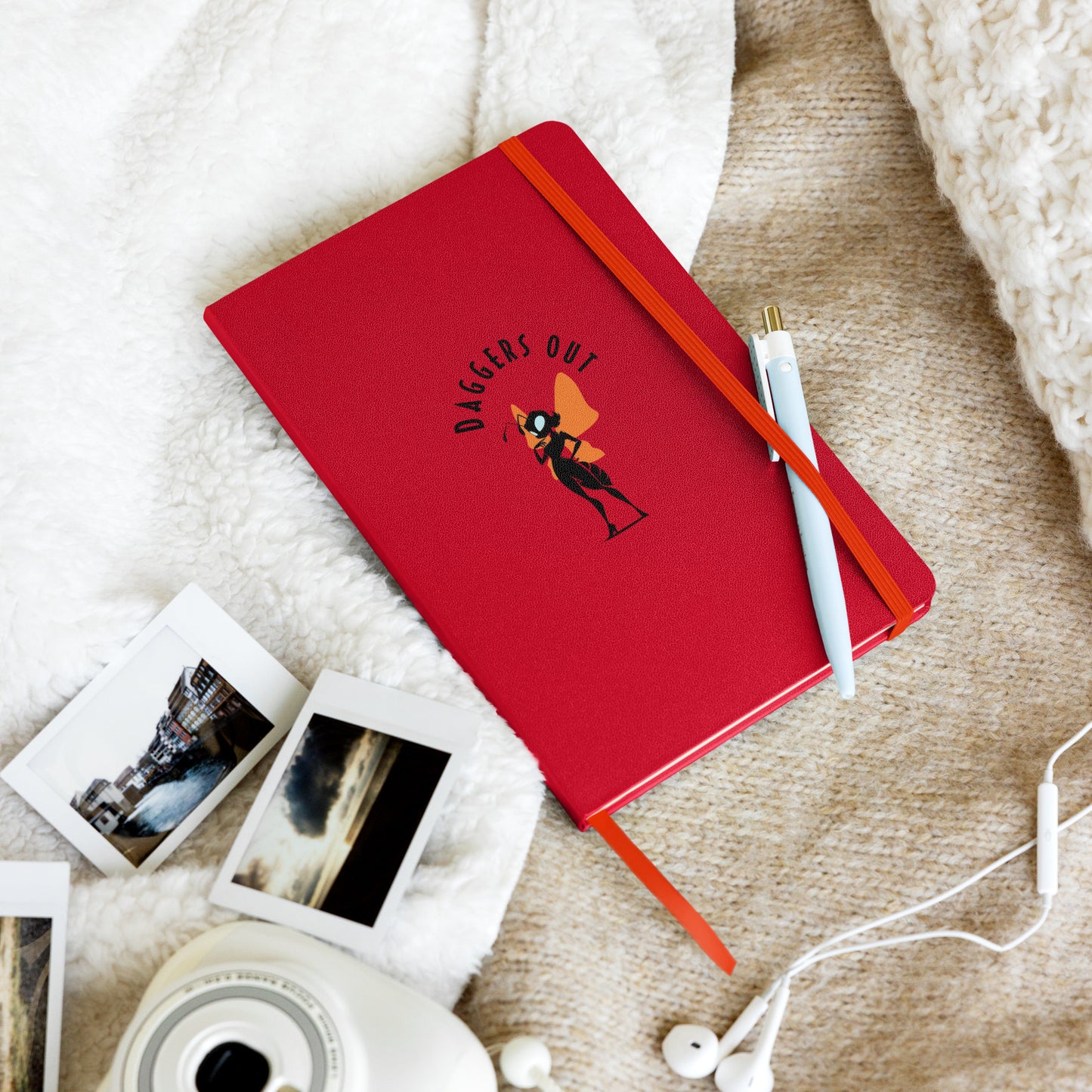 Ms. Scarlet - Hardcover bound notebook